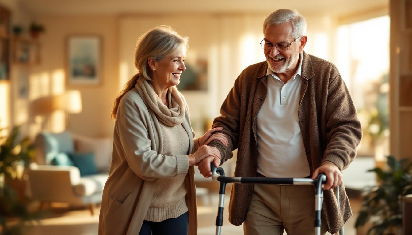 Patient in physical therapy